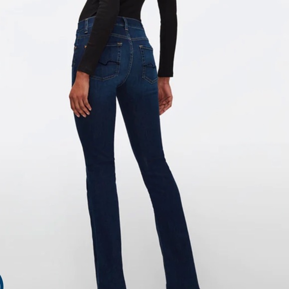 7 for all mankind kimmie bootcut sz 32 - Picture 2 of 10